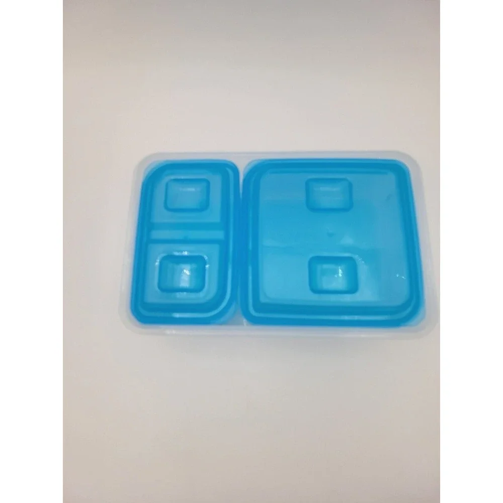 Bento Style Lunch Container Blue Floral‎ Dabney Lee Arctic Fox